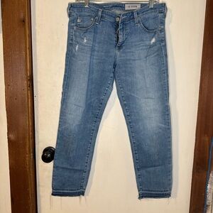 AG Adriano Goldschmied Light Blue Denim Jeans